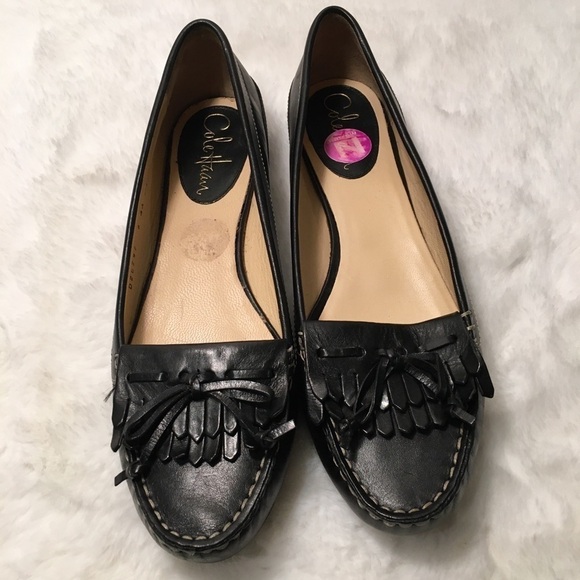 Colehaan Shoes Loafers Size 8AA Black - Picture 2 of 9